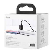 super charger - Baseus, USB 3.0 Type-C, juoda, 20 W - 8 nuotrauka