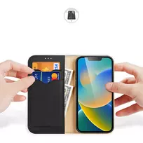 odiniai telefonu deklai - Dux Ducis Hivo Samsung S926 S24 Plus rudas - 3 nuotrauka
