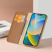 odiniai telefonu deklai - Dux Ducis Hivo Samsung S926 S24 Plus rudas - 15 nuotrauka