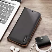 odiniai telefonu deklai - Dux Ducis Hivo Samsung S926 S24 Plus rudas - 25 nuotrauka