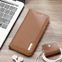 odiniai telefonu deklai - Dux Ducis Hivo Samsung S926 S24 Plus rudas - 27 nuotrauka