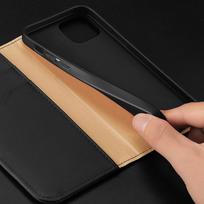 odiniai telefonu deklai - Dux Ducis Hivo Samsung S926 S24 Plus rudas - 30 nuotrauka