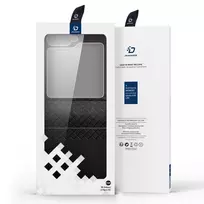 samsung galaxy flip 6 - Dux Ducis "Brill Leather Case Galaxy Z Flip 6" Black - 3 nuotrauka