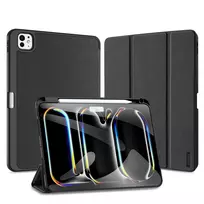 ipad pro 11 m4 deklas - Dux Ducis "Domo Magnet Book Case iPad Pro 11 (2024) A2837| A3006| A2836" Black - 1 nuotrauka