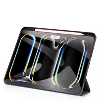 ipad pro 11 m4 deklas - Dux Ducis "Domo Magnet Book Case iPad Pro 11 (2024) A2837| A3006| A2836" Black - 5 nuotrauka