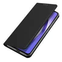 a55 juodas deklas - Dux Ducis "Skin Pro Book Case Galaxy A55" Black - 2 nuotrauka