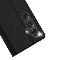 a55 juodas deklas - Dux Ducis "Skin Pro Book Case Galaxy A55" Black - 5 nuotrauka