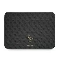 guess kompiuterio deklas - Guess PU 4G Metal Logo Computer Sleeve 13" Grey - 1 nuotrauka
