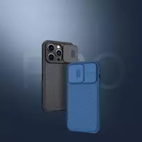 iphone 14 pro case apple - Nillkin "CamShield PRO Hard Case iPhone 14 Pro" Blue - 9 nuotrauka