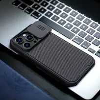 iphone 14 pro case apple - Nillkin "CamShield PRO Hard Case iPhone 14 Pro" Blue - 16 nuotrauka