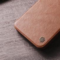 iphone 14 pro deklas odinis - Nillkin "Qin Pro Leather Case iPhone 14 Plus" Black - 5 nuotrauka