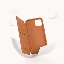 iphone 14 pro deklas odinis - Nillkin "Qin Pro Leather Case iPhone 14 Plus" Black - 19 nuotrauka