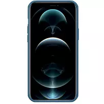 13 pro max apple - Nillkin "Super Frosted PRO Back Cover iPhone 13 Pro Max" Blue - 2 nuotrauka