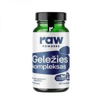 RAW POWDERS GELEŽIES KOMPLEKSAS PLUS, 60 kapsulių