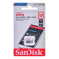 sandisk ultra class 10 - SDXC 256GB UHS-I/SDSQUNR-256G-GN3MN SANDISK - 1 nuotrauka