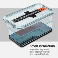 samsung galaxy s22 apsauginis stikliukas - Spigen "GLAS.tR EZ FIT Samsung Galaxy S22 5G" - 5 nuotrauka