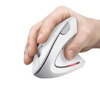 ergonomine pele - Trust Verto Vertical  balta (25132) - 6 nuotrauka