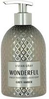 skystas ranku muilas - Vivian Gray Wonderful Pilkas Amber skystas rankų muilas 500 ml - 1 nuotrauka