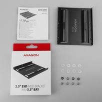 hdd laikikliai - Axagon RHD-125B, juoda - 8 nuotrauka