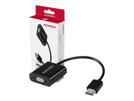 hdmi hdmi kabelis 15m - AXAGON RVH-VGAN, HDMI - VGA Reduction / Adapter, FullHD, Audio OUT - 1 nuotrauka