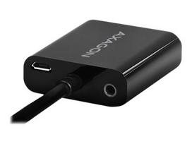 hdmi hdmi kabelis 15m - AXAGON RVH-VGAN, HDMI - VGA Reduction / Adapter, FullHD, Audio OUT - 6 nuotrauka