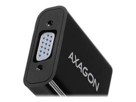 hdmi hdmi kabelis 15m - AXAGON RVH-VGAN, HDMI - VGA Reduction / Adapter, FullHD, Audio OUT - 8 nuotrauka