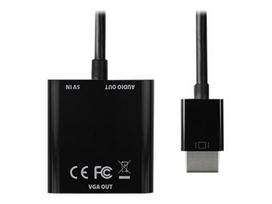 hdmi hdmi kabelis 15m - AXAGON RVH-VGAN, HDMI - VGA Reduction / Adapter, FullHD, Audio OUT - 9 nuotrauka