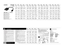 hdmi hdmi kabelis 15m - AXAGON RVH-VGAN, HDMI - VGA Reduction / Adapter, FullHD, Audio OUT - 10 nuotrauka