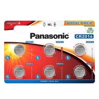 Panasonic CR2016 Lithium Coin Battery x6