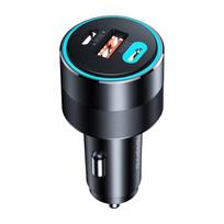 24v pakrovejas - CHOETECH 2xUSB-C, USB-A: 12-24V, 130W, QC3.0, PD3.0, PPS - 1 nuotrauka