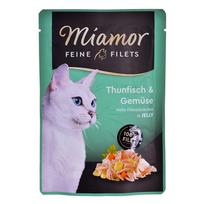 Šlapias kačių maistas Miamor Feine Filets, žuvis, 0.1 kg