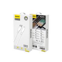 laidai 3a - Dudao L2L USB/ Lightning fast charging data cable 5A 1m white - 5 nuotrauka