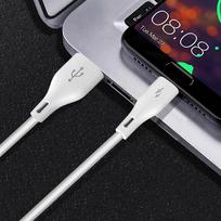 laidai 3a - Dudao L2L USB/ Lightning fast charging data cable 5A 1m white - 6 nuotrauka