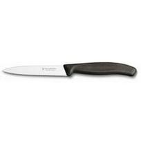 Victorinox dantytas virtuvinis peilis 6.7733, 10 cm, juodas (Black)