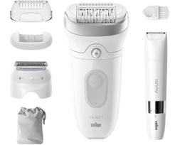 epiliator 7 - Braun Silk-Epil 7 7-441 Sidabras/Balta (Silver/White) - 1 nuotrauka