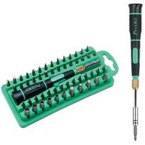 su elektronines dalis - Pro'sKit SD-9828 Atsuktuvo su keičiamais antgaliais rinkinys (58 vnt.) - 2 nuotrauka