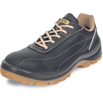 Darbo batai vyrams Panda Safety Top Classic Victor S3, be aulo, be pašiltinimo, ruda/juoda/pilka, 48 dydis