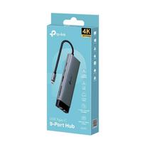 hdmi type c laidas - TP-LINK UH9120C USB 3.2 Gen 1 Type-C 9-port hub (Juodas) - 11 nuotrauka
