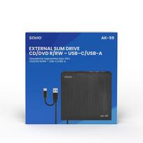 cd drive usb - Optinis įrenginys SAVIO AK-59 - 4 nuotrauka