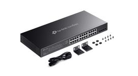 smart jungiklis - TP-Link Omada SG2428LP 28-Port Gigabit Jungiklis su 16 PoE+ prievadais - 6 nuotrauka