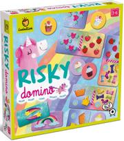 Domino žaidimas Ludattica Risky Unicorns, įvairių spalvų