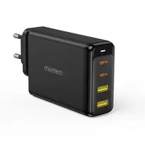 usb c charger - CHOETECH GaN 2x USB Type-C, 2x USB Type-A: 140W, PD3.1, QC3.0 - 2 nuotrauka