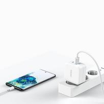 pakrovejas 65w usb - CHOETECH GaN USB Type-C, Type-A: 65W, PD, QC - 3 nuotrauka