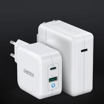 pakrovejas 65w usb - CHOETECH GaN USB Type-C, Type-A: 65W, PD, QC - 6 nuotrauka
