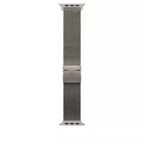 titanas - Apple Watch 49mm Natural Titanium Milanese Loop - Medium (Natūralus titanas) - 1 nuotrauka