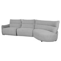 Kampinė sofa CANNES RC, pilka (Gray)