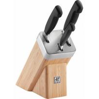 virtuviniaj peilei - Zwilling Four Star Rinkinys 3 peiliai savaime galandimo bloke - 1 nuotrauka