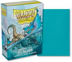 Žaidimo kortelių dėklas Dragon Shield Dual Matte Sleeves Glacier