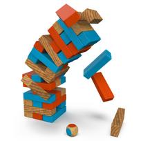 Stalo žaidimas Spin Master Jumbling Tower, įvairių spalvų
