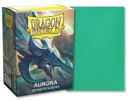Žaidimo kortelių dėklas Dragon Shield Standard Matte Aurora, žalia